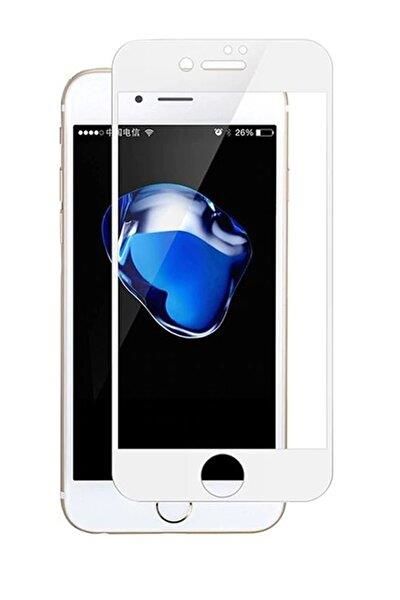 Joyroom JM222 İphone 6 Plus Tam Kaplayan Temperli Erkan Koruyucu Beyaz