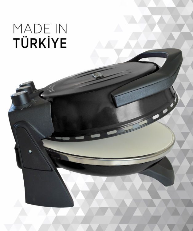 ERATO TAŞ FIRIN PİZZA MAKİNESİ SİYAH