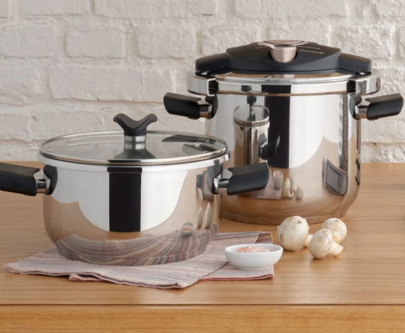 Emsan Innocook 4+6,5 lt Düdüklü Tencere Seti Golden Pink