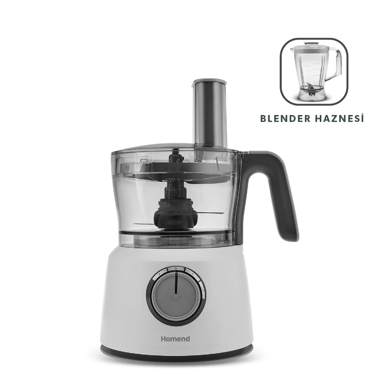 HOMEND FUNCTİONALL 2845H BLENDER HAZNELİ MUTFAK ROBOTU KREM