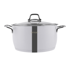 EMSAN VALERİA 8 PRÇ. ÇELİK TENCERE SETİ