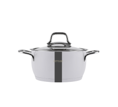 EMSAN VALERİA 8 PRÇ. ÇELİK TENCERE SETİ