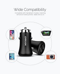 Joyroom JR-F635 5V 3.1A Akıllı Araç Şarj Çift USB Portu Hızlı Şarj Koruma
