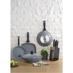Emsan Titangranit 28 cm KARE Grill Tava