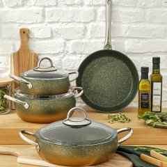Emsan Milet 7 Parça Gold Degrade Güveç Set