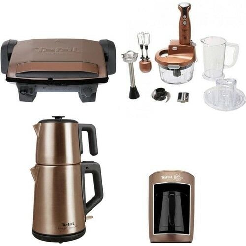 Tefal Elektronik çeyiz seti 4'lü paket Bakır