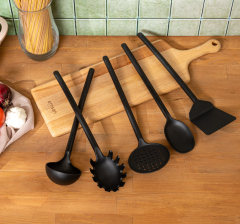 Emsan Fiesta 5 Parça Servis Seti Siyah