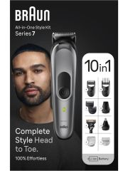 Braun Series 7 MGK7420 + Gillette ProGlide 10'u 1 Arada Erkek Bakım Seti