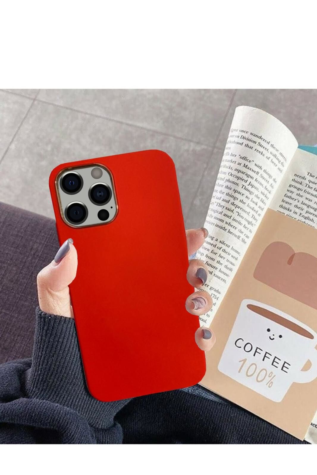 İphone 13 Pro Max Dik Kenar Atlas Kapak