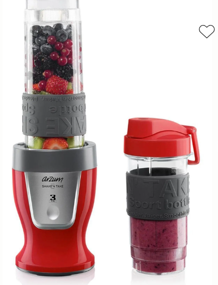 ARZUM AR1032 KIRMIZI SHAKE'N TAKE KİŞİSEL BLENDER ARZUM