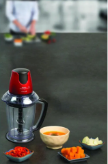 TEFAL MASTERCHOP POWELİX MAXİ 4 BIÇAKLI KIRMIZI RONDO VE DOĞRAYICI