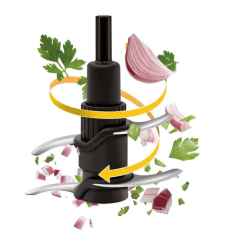TEFAL MASTERCHOP POWELİX MAXİ 4 BIÇAKLI KIRMIZI RONDO VE DOĞRAYICI